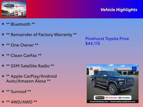 Used 2024 GMC Canyon Denali AWD/4WD image 16