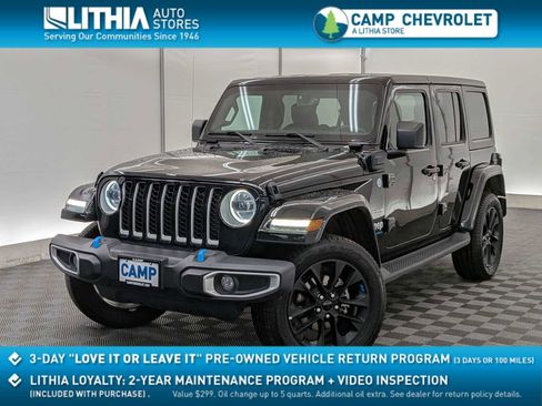 Used 2023 Jeep Wrangler Sahara w/ Cold Weather Group image 1