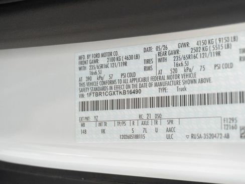 New 2026 Ford Transit 250 148 Medium Roof RWD image 29
