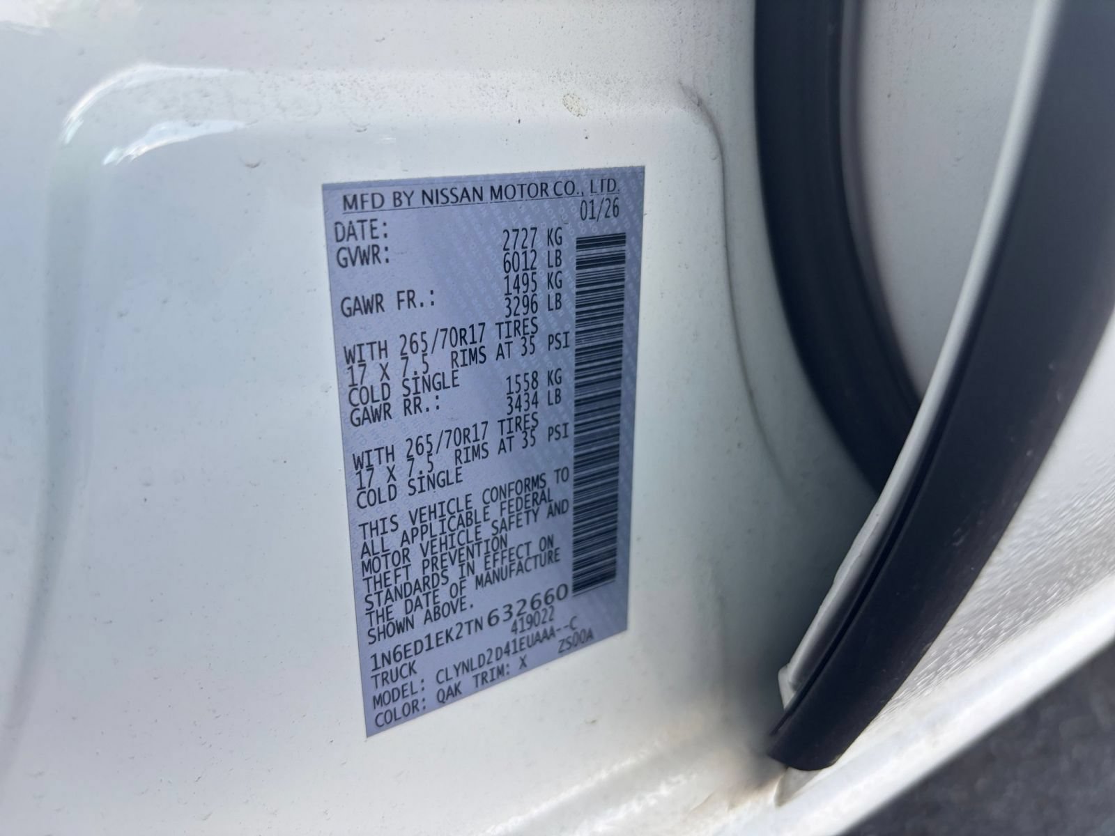 Used 2026 Nissan Frontier PRO-4X AWD/4WD image 24