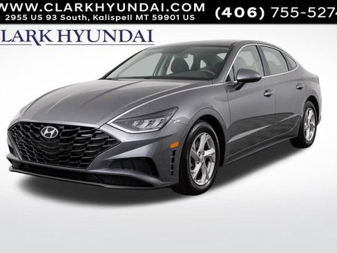 Used 2022 Hyundai Sonata Blue FWD image 1