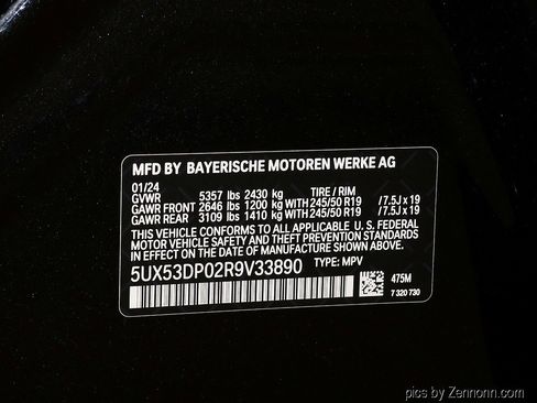 Certified 2024 BMW X3 xDrive30i w/ Premium Package image 40