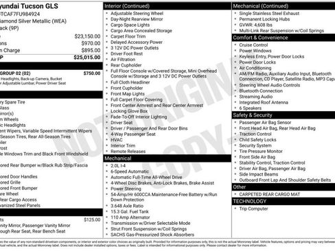 Used 2015 Hyundai Tucson GLS w/ Option Group 02 AWD/4WD image 6