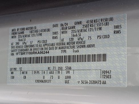 Certified 2024 Ford Transit 250 Low Roof w/ Exterior Upgrade Package image 25