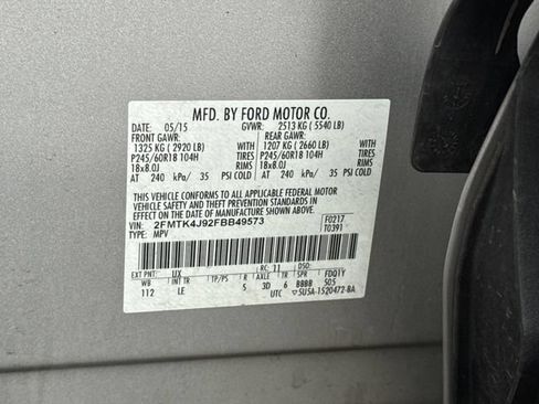 Used 2015 Ford Edge SEL w/ Equipment Group 201A AWD/4WD image 21