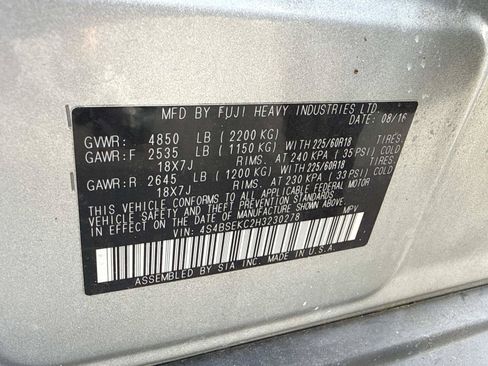 Used 2017 Subaru Outback 3.6R Limited AWD/4WD image 35