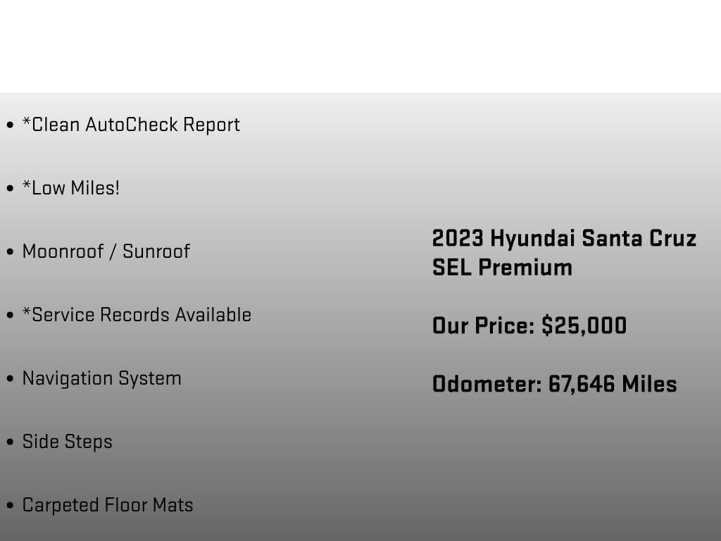 Used 2023 Hyundai Santa Cruz SEL Premium AWD/4WD image 12