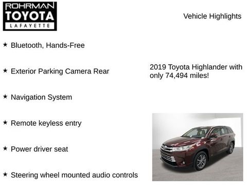 Used 2019 Toyota Highlander XLE image 7