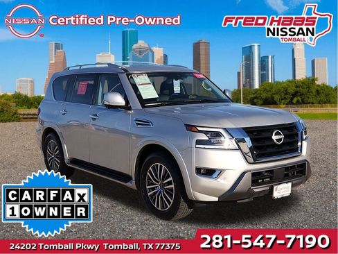 Certified 2024 Nissan Armada SL w/ Captain's Chairs Package image 1