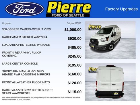 New 2025 Ford Transit 250 148 Medium Roof w/ Load Area Protection Package RWD image 14