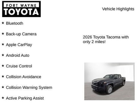 New 2026 Toyota Tacoma SR5 AWD/4WD image 7