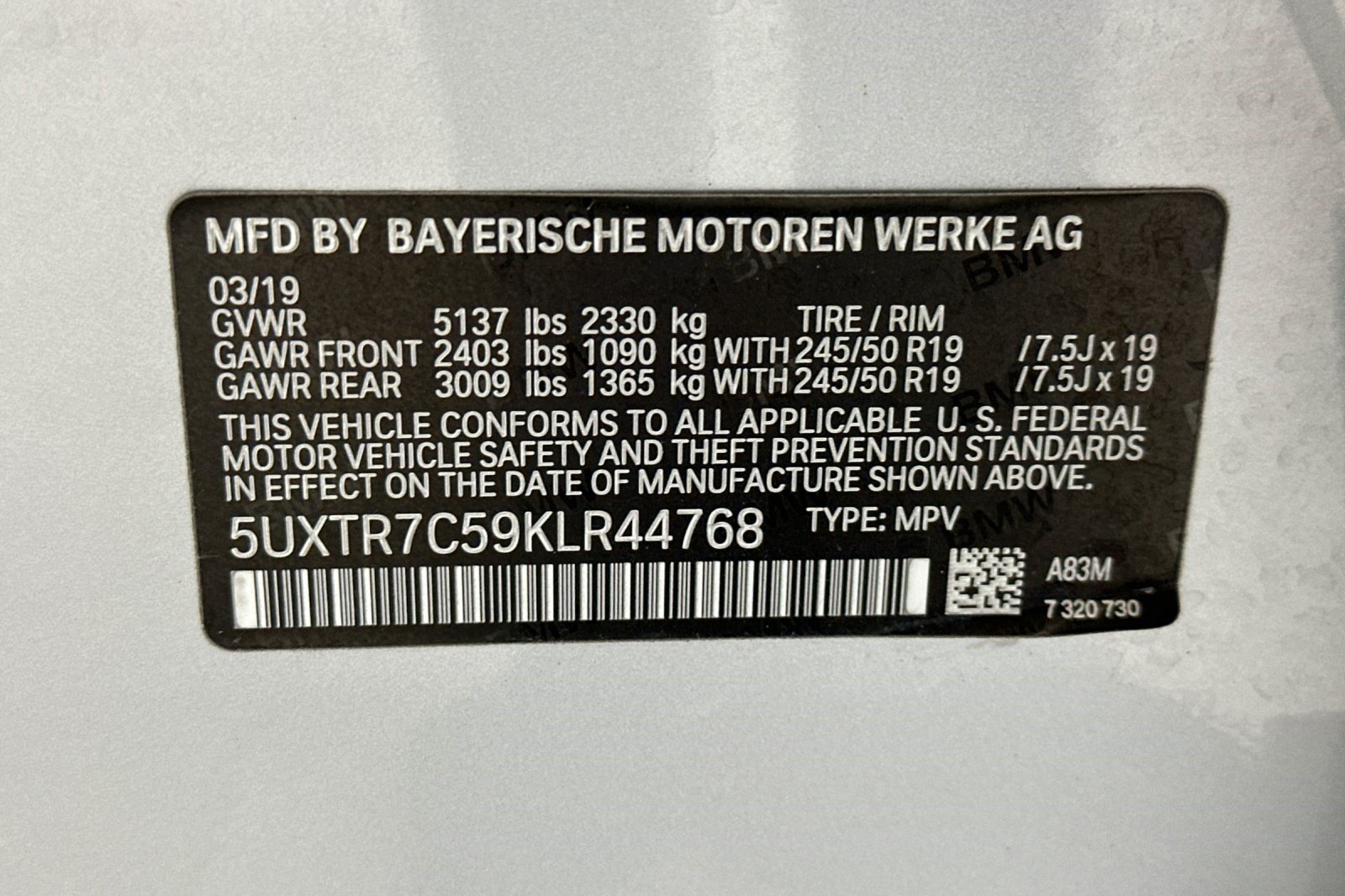 Used 2019 BMW X3 sDrive30i w/ Driving Assistance Package RWD image 27
