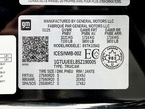 Used 2025 GMC Sierra 1500 AT4 w/ AT4 Preferred Package image 27