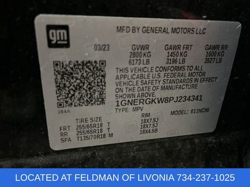 Certified 2023 Chevrolet Traverse LT image 32