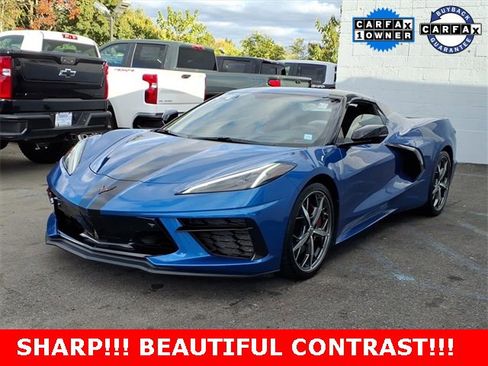 Certified 2022 Chevrolet Corvette Stingray Preferred Conv w/ Z51 Performance Package image 3