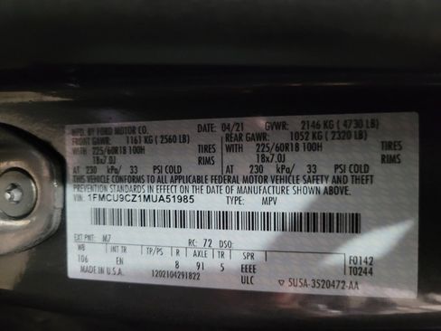 Used 2021 Ford Escape SEL AWD/4WD image 33