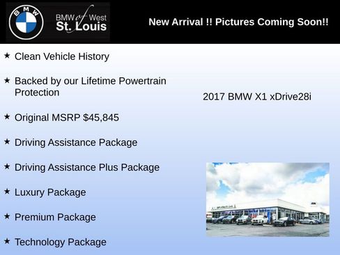 Used 2017 BMW X1 xDrive28i image 2