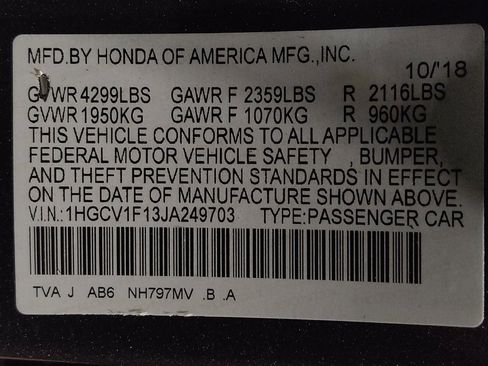 Used 2018 Honda Accord LX image 33
