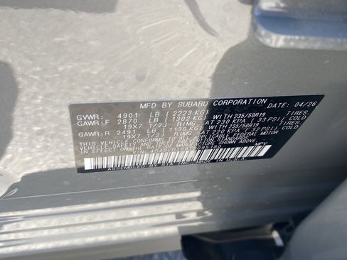 New 2026 Subaru Forester Touring AWD/4WD image 28