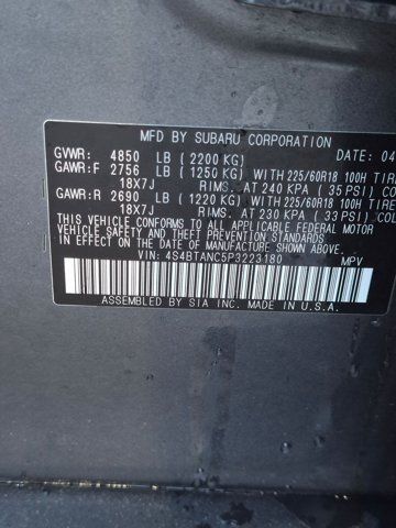 Used 2023 Subaru Outback Limited AWD/4WD image 22