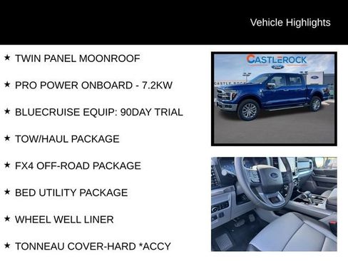 New 2025 Ford F150 Lariat w/ Equipment Group 502A High image 7