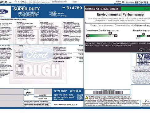 Certified 2024 Ford F250 Lariat w/ Lariat Ultimate Package AWD/4WD image 20