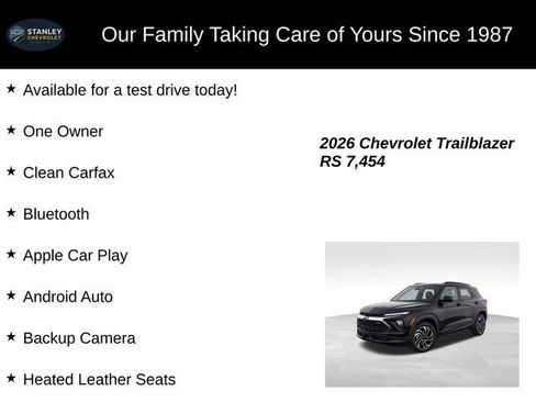 Used 2026 Chevrolet TrailBlazer RS w/ Convenience Package AWD/4WD image 9