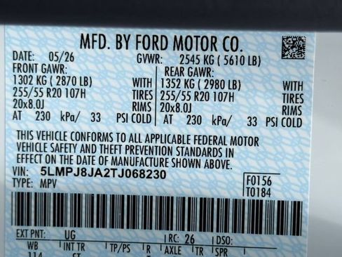 New 2026 Lincoln Nautilus Premier w/ Equipment Group 102A AWD/4WD image 36