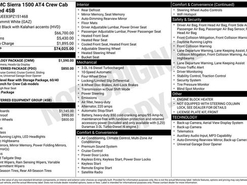 Used 2023 GMC Sierra 1500 AT4 w/ Technology Package AWD/4WD image 49