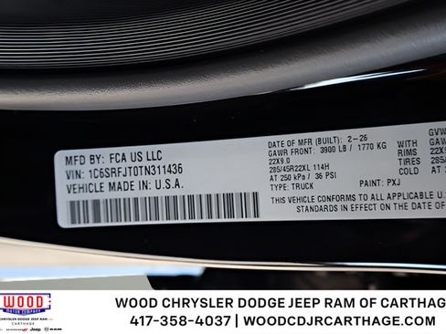 New 2026 RAM 1500 Laramie w/ Night Edition AWD/4WD image 14
