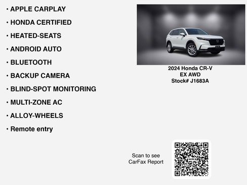 Used 2024 Honda CR-V EX image 7