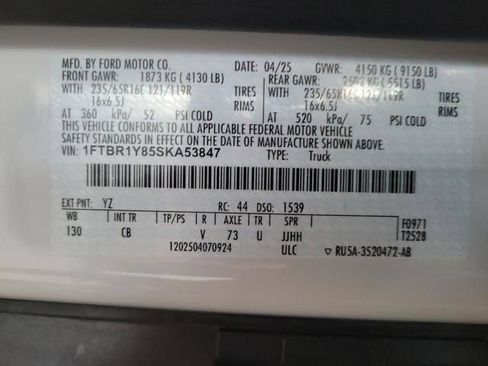 Used 2025 Ford Transit 250 Low Roof w/ Exterior Upgrade Package RWD image 12
