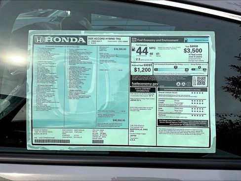 New 2025 Honda Accord Touring image 29