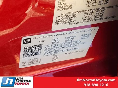 Used 2023 GMC Sierra 1500 SLT w/ SLT Premium Package image 34