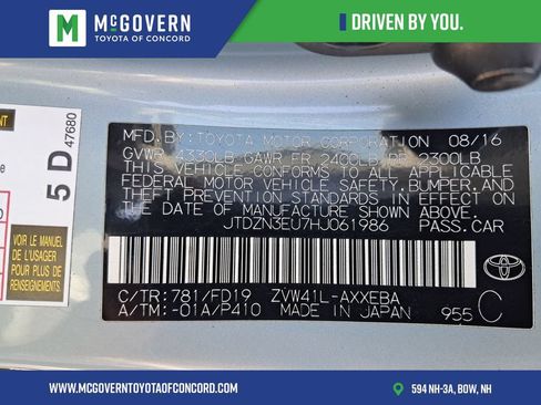 Used 2017 Toyota Prius V Three FWD image 26