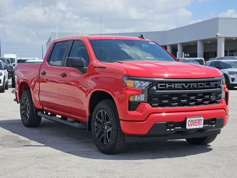 New 2026 Chevrolet Silverado 1500 Custom w/ Turbomax Blackout Package RWD image 2