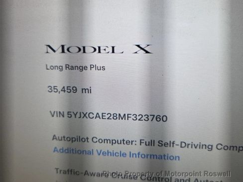Used 2021 Tesla Model X Long Range AWD/4WD image 3