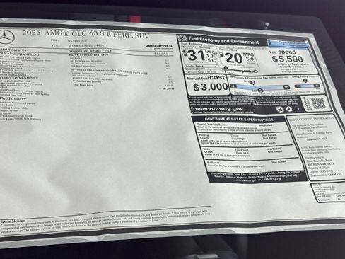 New 2025 Mercedes-Benz GLC 63 AMG S image 30