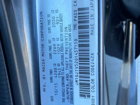 Used 2016 MAZDA MAZDA6 Touring image 13