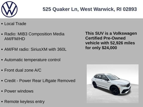 Certified 2023 Volkswagen Tiguan SE R-Line image 7