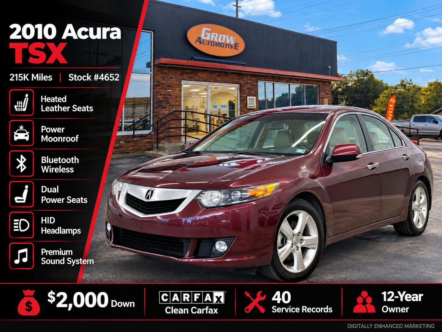 Used 2010 Acura TSX Sedan FWD image 2