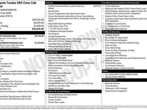 Used 2023 Toyota Tundra SR5 w/ TRD Sport Package image 10