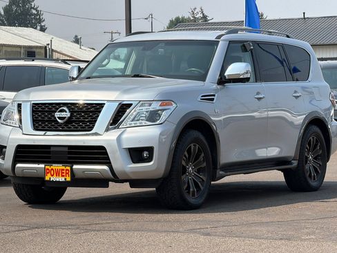 Used 2017 Nissan Armada Platinum w/ Interior Lighting Package AWD/4WD image 7