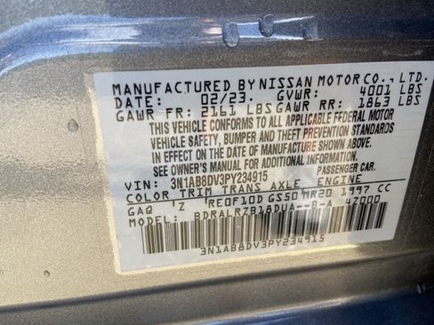 Used 2023 Nissan Sentra SR w/ Electronics Package FWD image 33