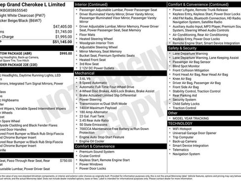 Used 2025 Jeep Grand Cherokee L Limited w/ Trailer Tow Package image 20