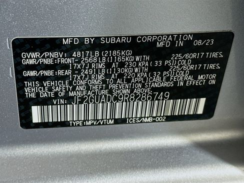 Used 2024 Subaru Crosstrek 2.0i Premium AWD/4WD image 12