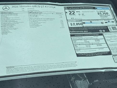 New 2026 Mercedes-Benz AMG GT 43 image 31