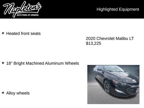 Used 2020 Chevrolet Malibu LT FWD image 4