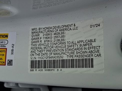 Used 2024 Honda Accord Touring image 28