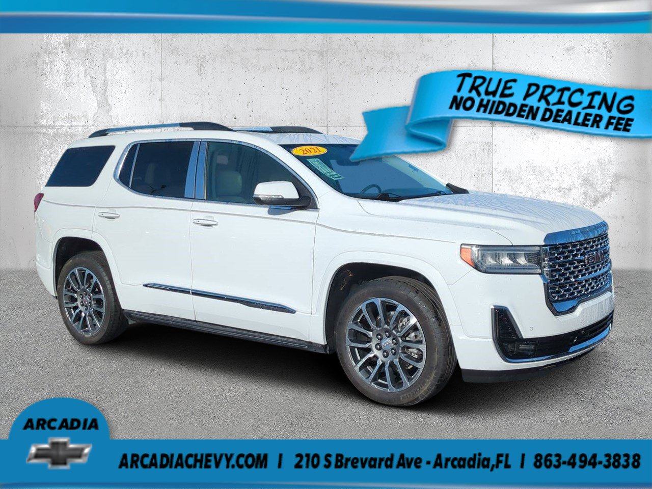 Certified 2021 GMC Acadia Denali w/ Denali Technology Package FWD image 1